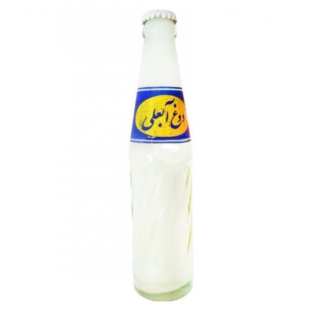 دوغ شیشه ای گازدار آبعلی - 250 میلی لیتر 12 عددی