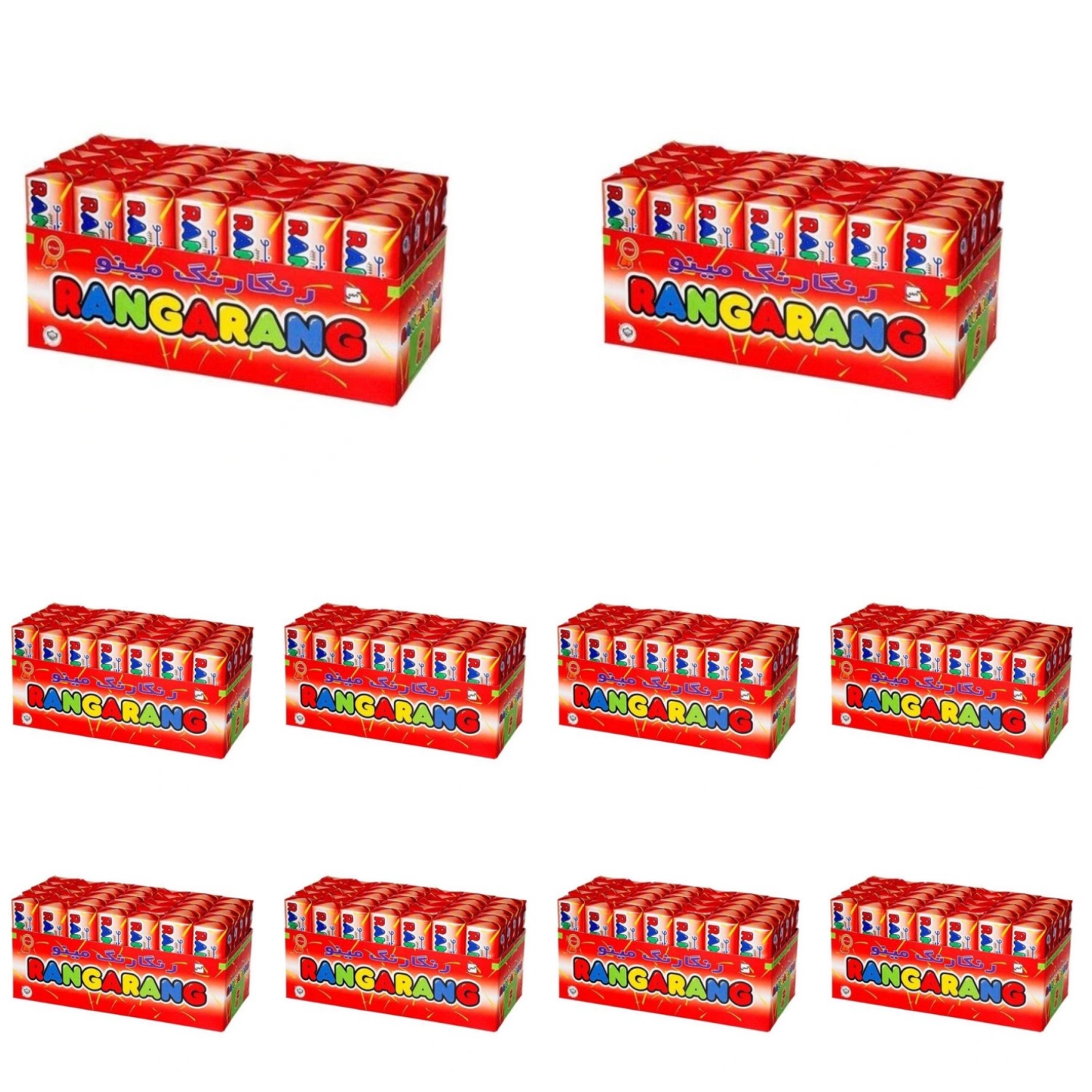ویفر رنگارنگ مینو بسته 35 عددی