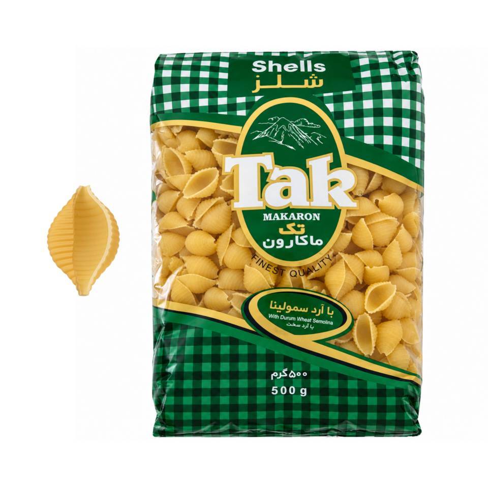 ماکارونی شلز تک ماکارون - 500 گرم