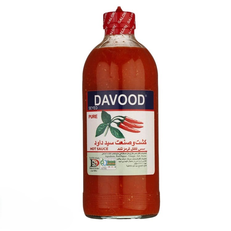 سس سید داوود در 3 طعم - 500 گرم کارتن 12 عددی