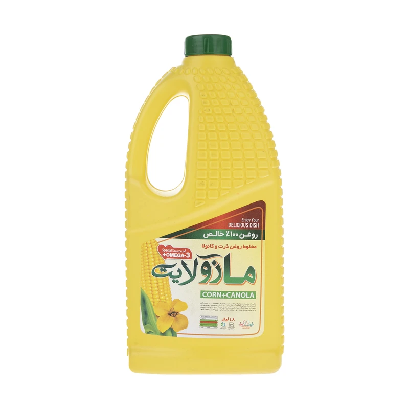روغن ذرت کانولا مازولایت - 1.8 لیتر