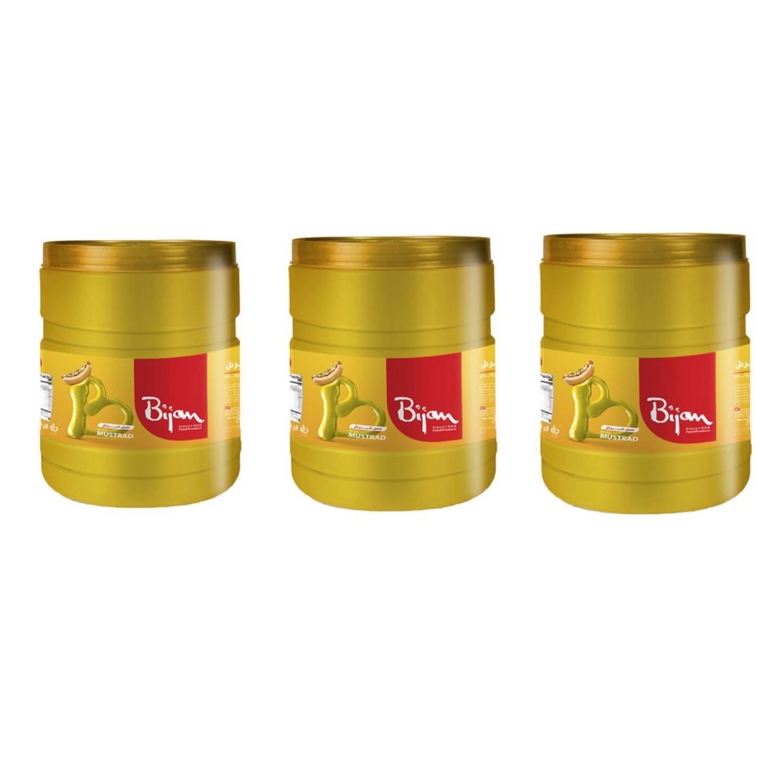 سس دبه ای خردل بیژن - 1800 گرمی