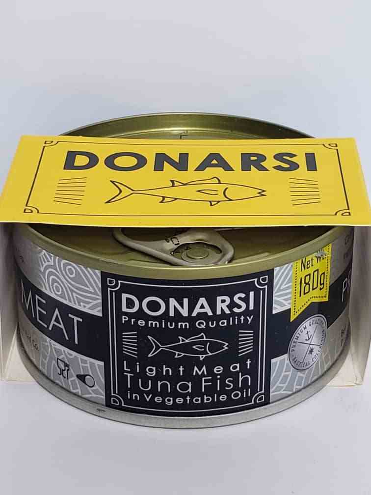 کنسرو ماهی تون در روغن دونارسی - 180 گرم