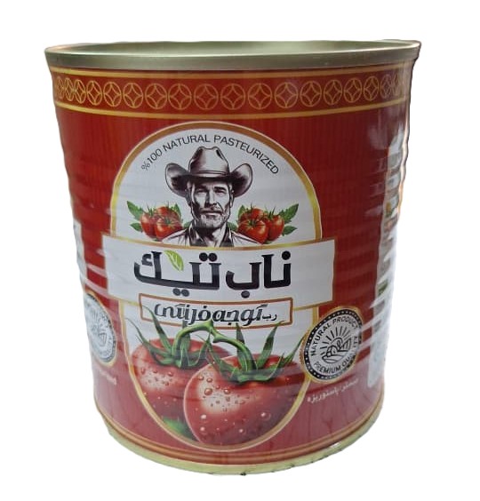 کنسرو رب گوجه فرنگی ناب تیک - 800 گرم کارتن 12 عددی