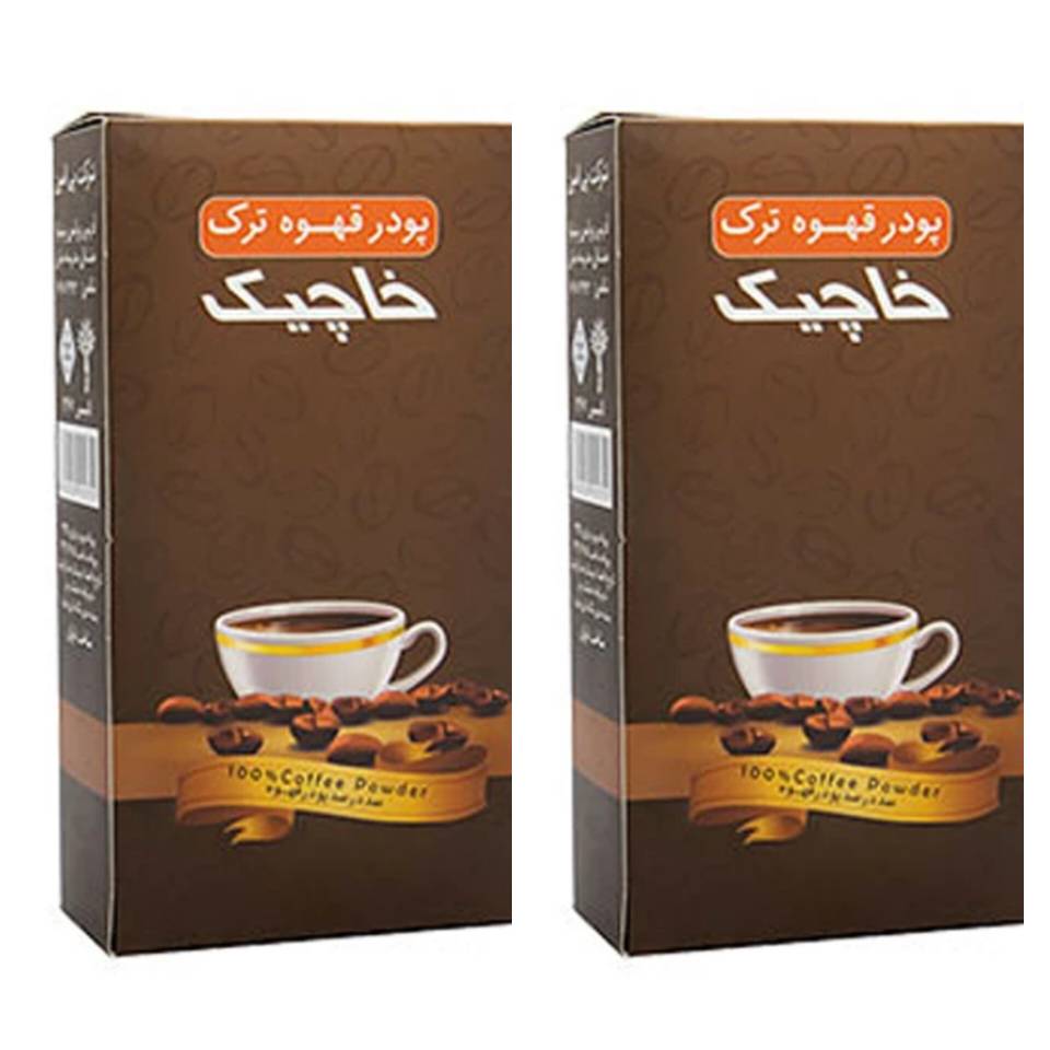 پودر قهوه ترک خاچیک  - 100 گرم بسته 12 عددی