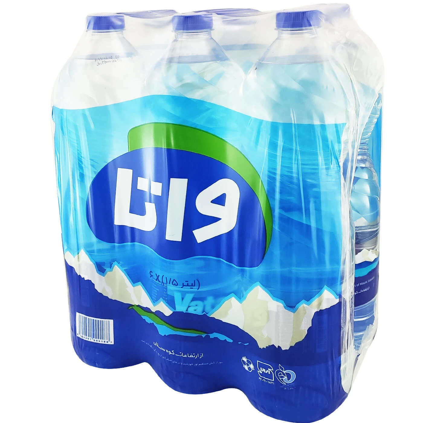 آب معدنی واتا - 1.5 لیتر 6 عددی