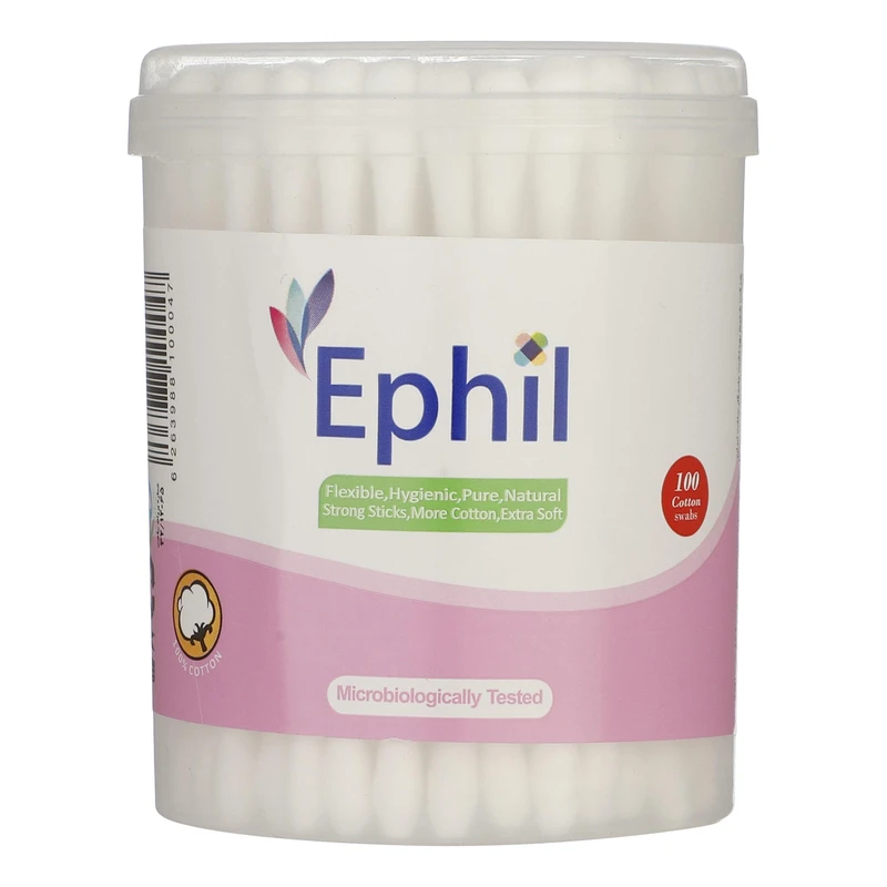 گوش پاک کن افیل - بسته 100 عددی پک 6 تایی