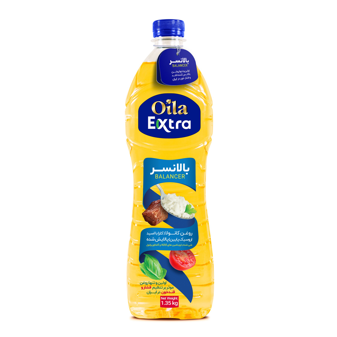 روغن کانولا اکسترا بالانسر اویلا - 1.5 لیتر 9 عددی 10 کارتن