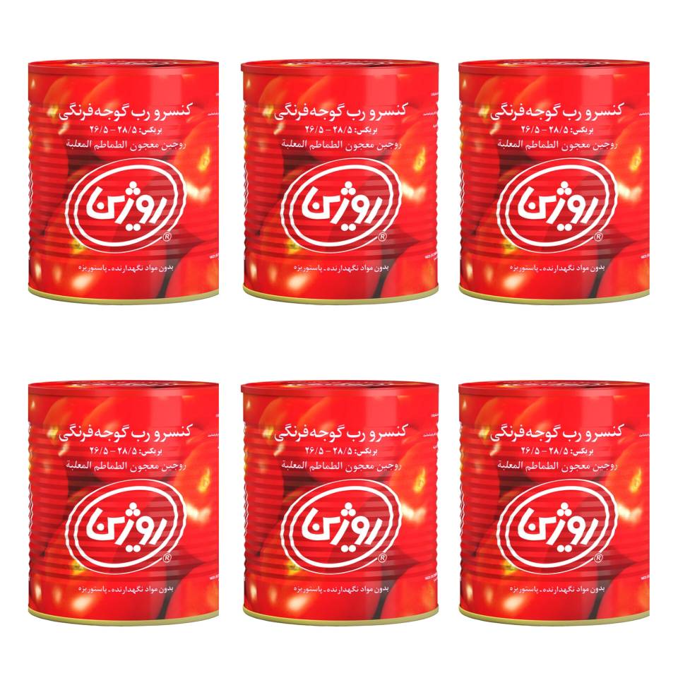 کنسرو رب گوجه فرنگی روژین