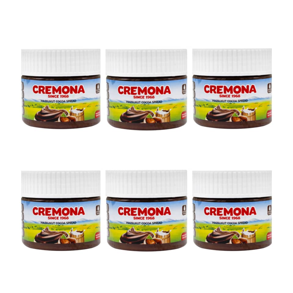 شکلات صبحانه فندقی کرمونا - 200 گرم بسته 6 عددی