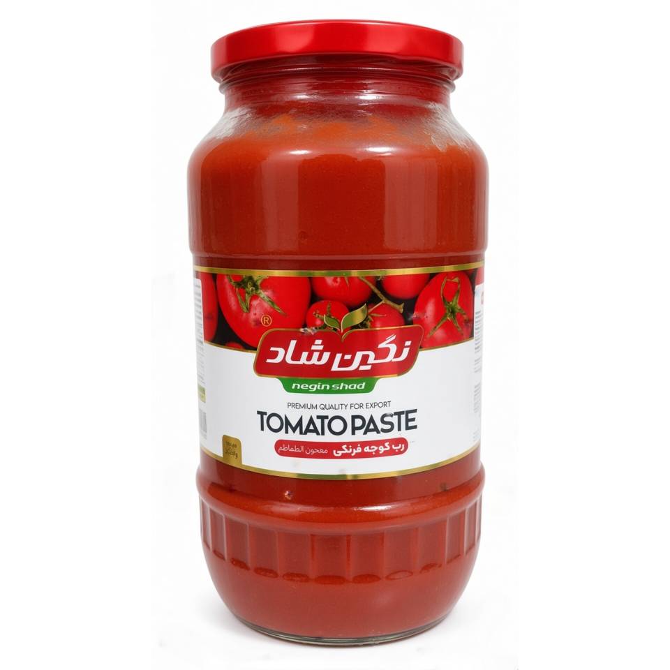 کنسرو رب گوجه فرنگی شیشه ای نگین شاد - 1.5 کیلوگرم 