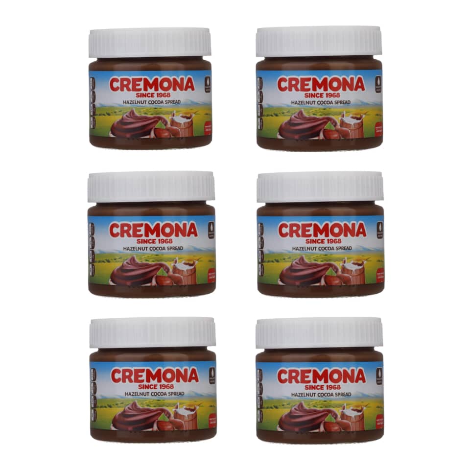 شکلات صبحانه فندقی کرمونا -  330 گرم بسته 6 عددی