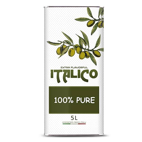 روغن زیتون تصفیه شده اصل ایتالیکو - 5 لیتر 4 حلب
