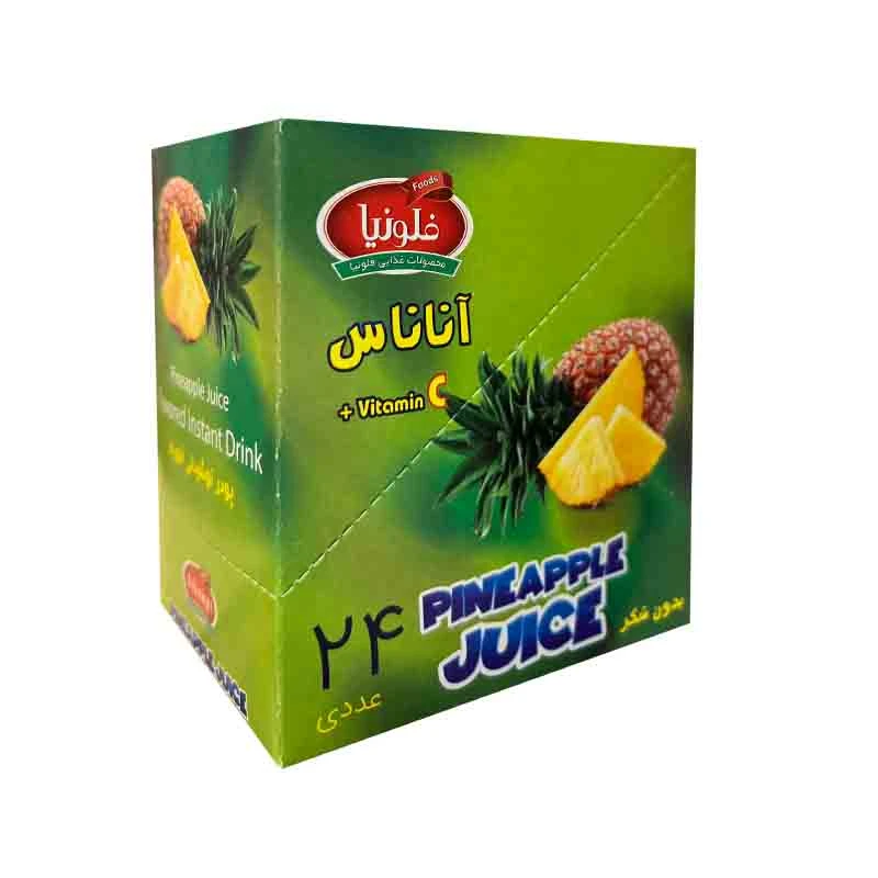 پودر شربت فوری آناناس فلونیا - بسته 24 عددی