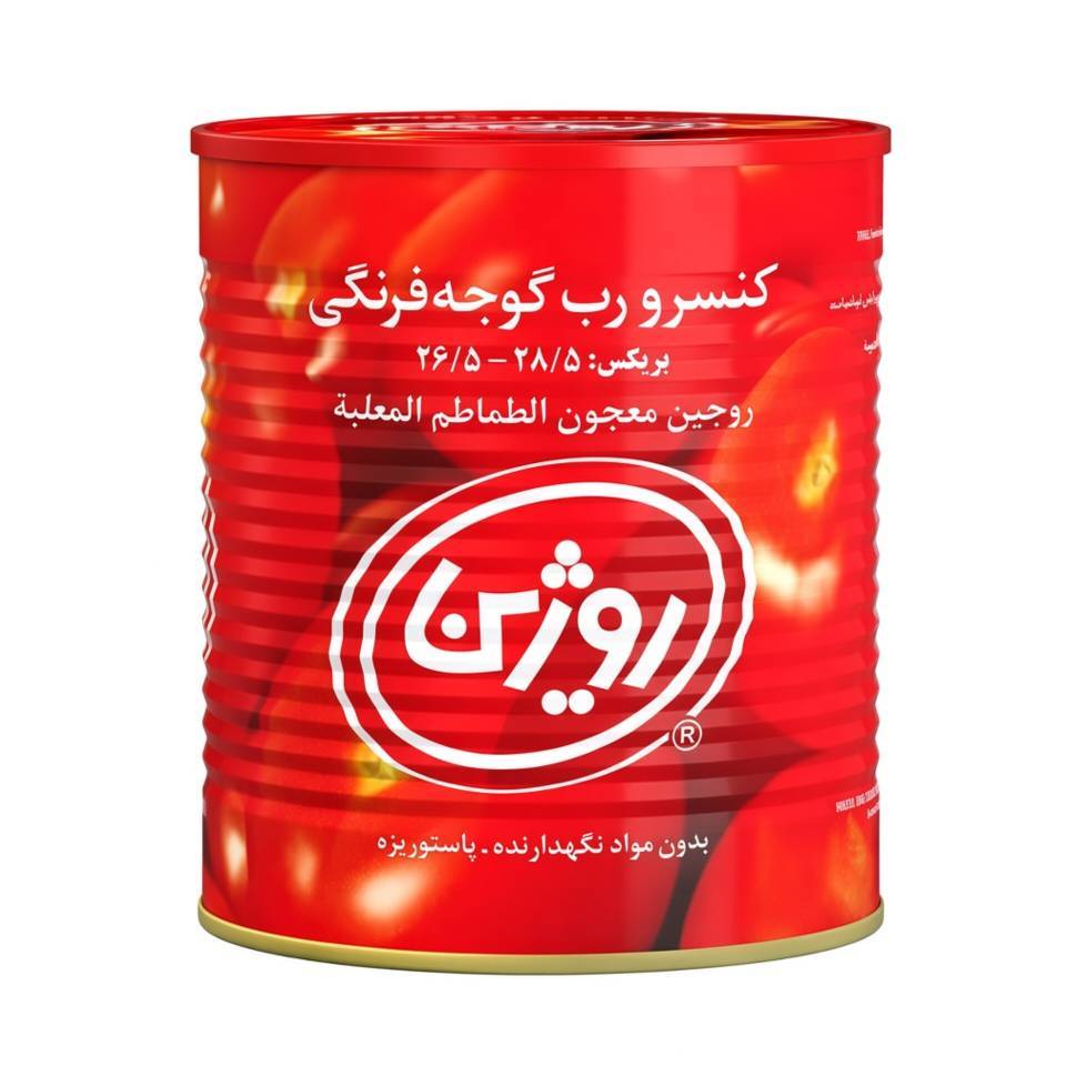 کنسرو رب گوجه فرنگی روژین - 800 گرم
