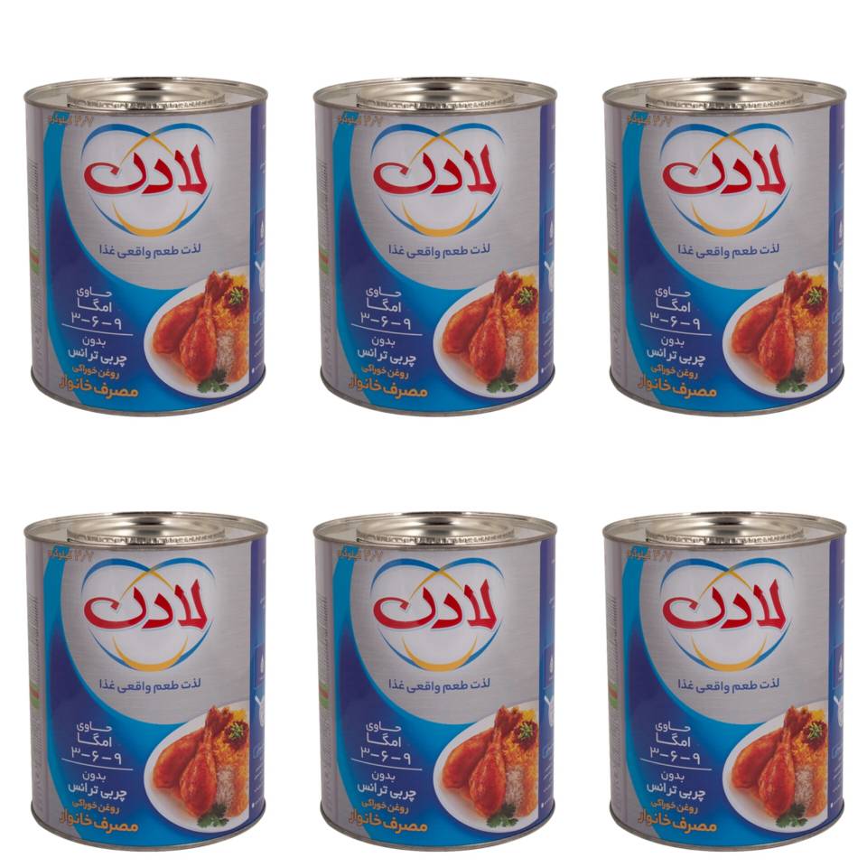 روغن نیمه جامد لادن - 2.7 کیلوگرم کارتن 6 عددی