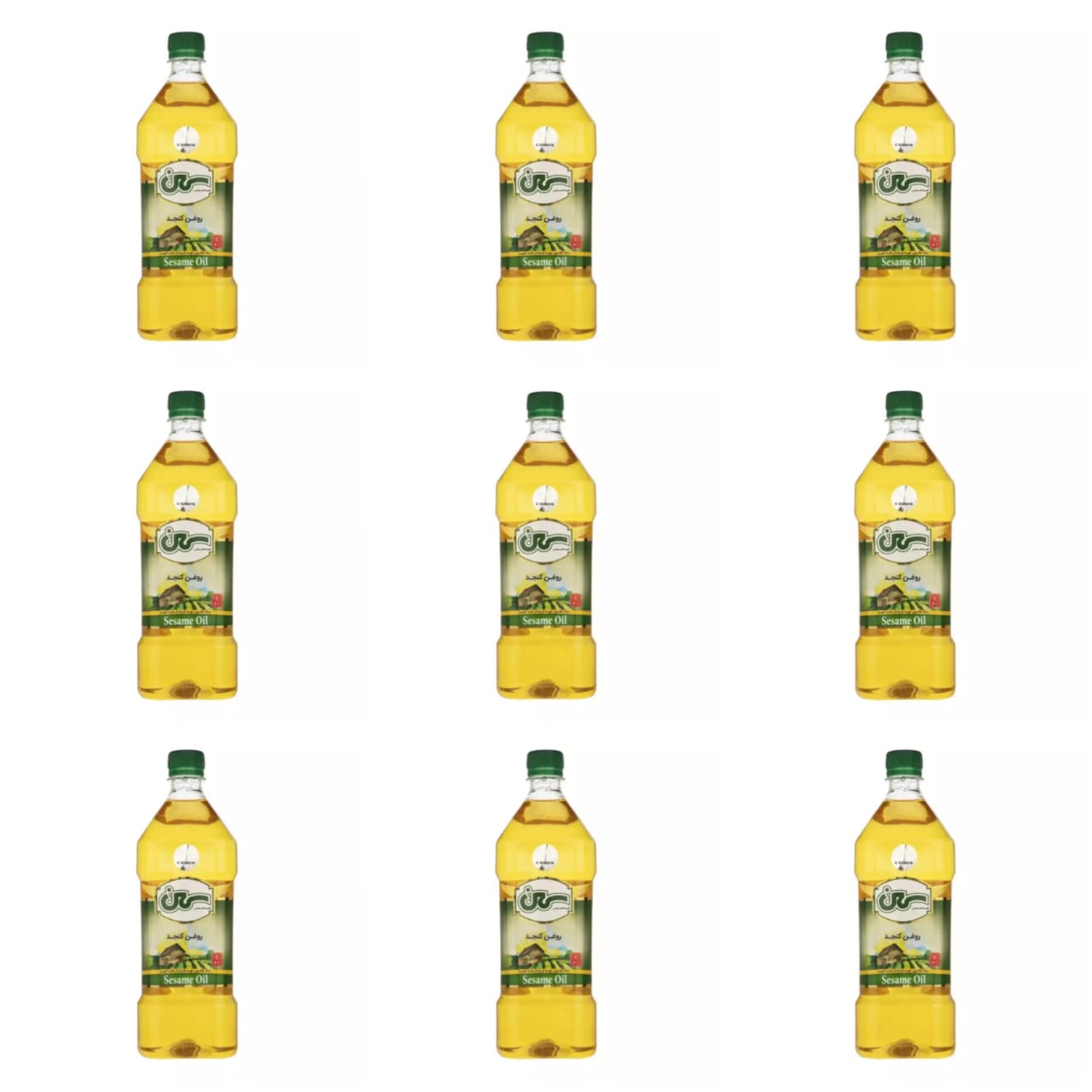 روغن کنجد سمن - 1 لیتر کارتن 9 عددی